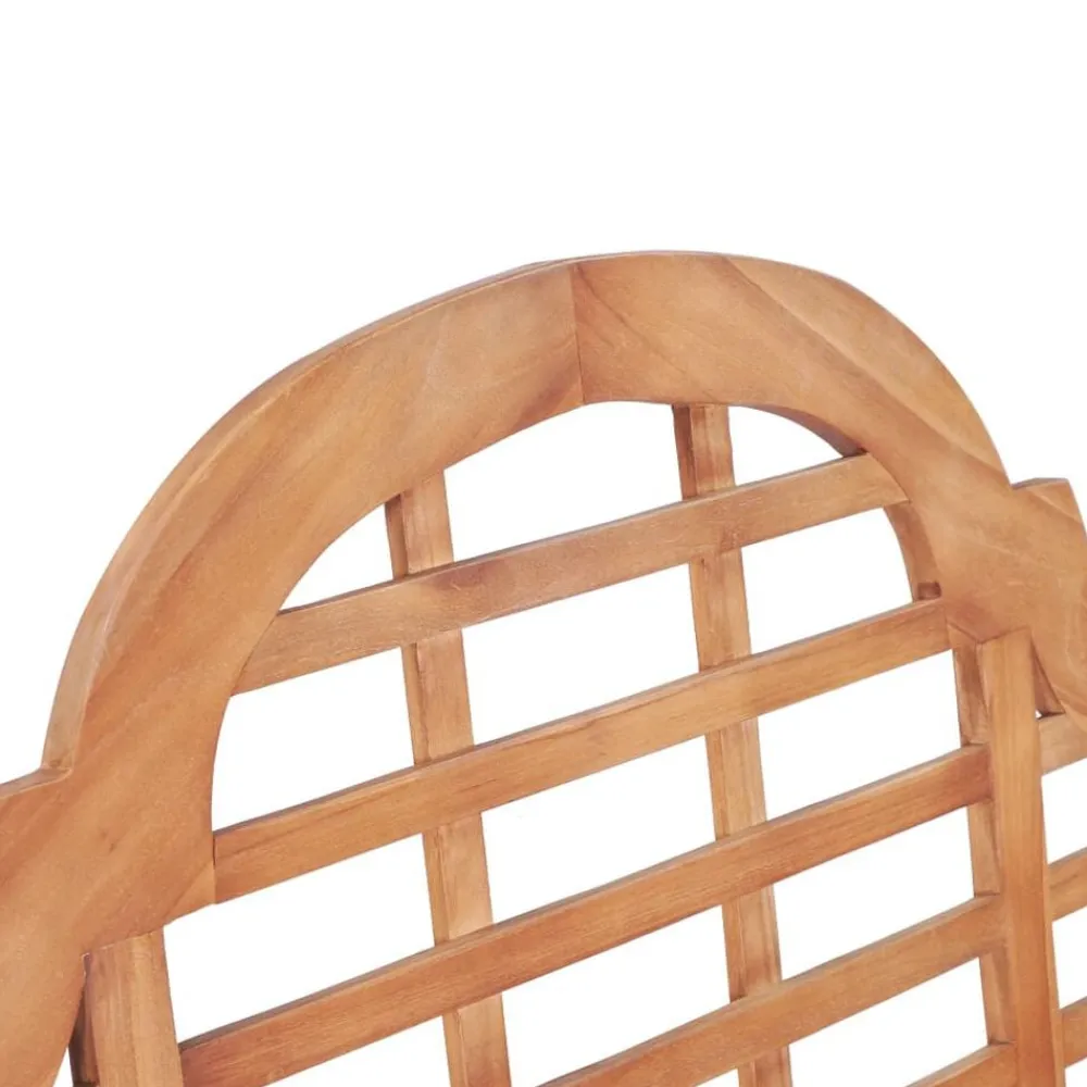 vidaXL Banco de jardín madera maciza de teca 127x58,5x92,5 cm Discount