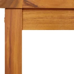 vidaXL Banco de jardín madera maciza de acacia 80x35x45 cm New