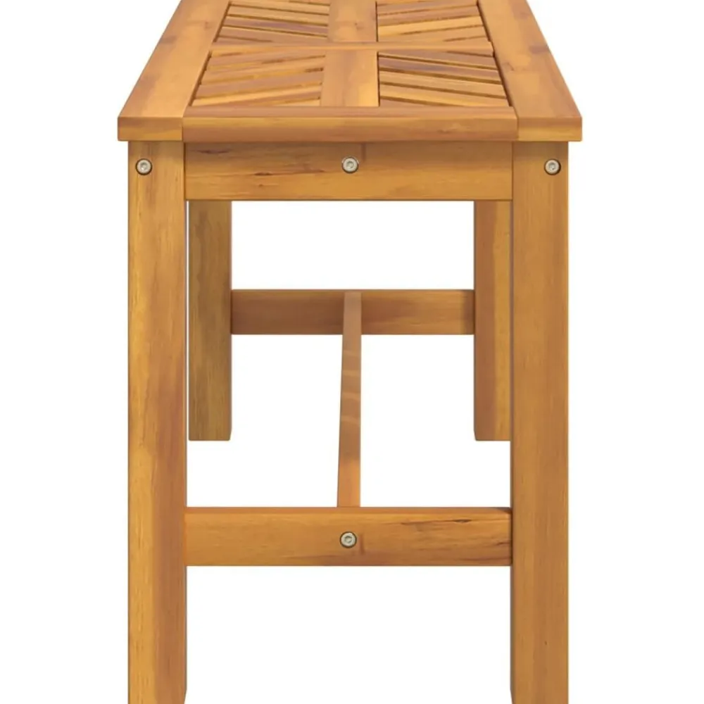 vidaXL Banco de jardín madera maciza de acacia 80 cm Online