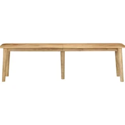 vidaXL Bancos-Banco de madera maciza de mango 160x40x45 cm