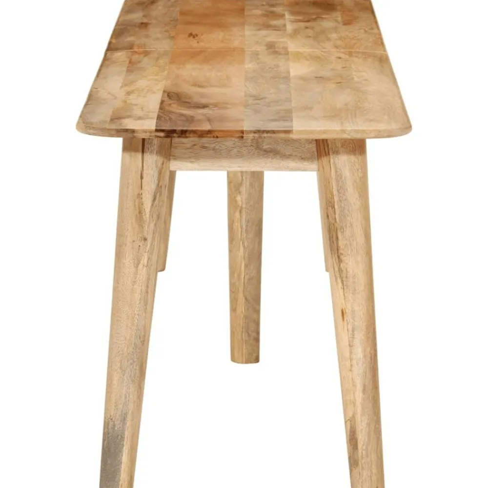 vidaXL Bancos-Banco de madera maciza de mango 160x40x45 cm
