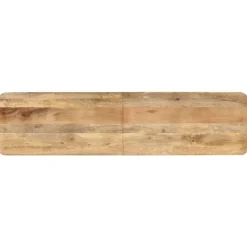 vidaXL Bancos-Banco de madera maciza de mango 160x40x45 cm