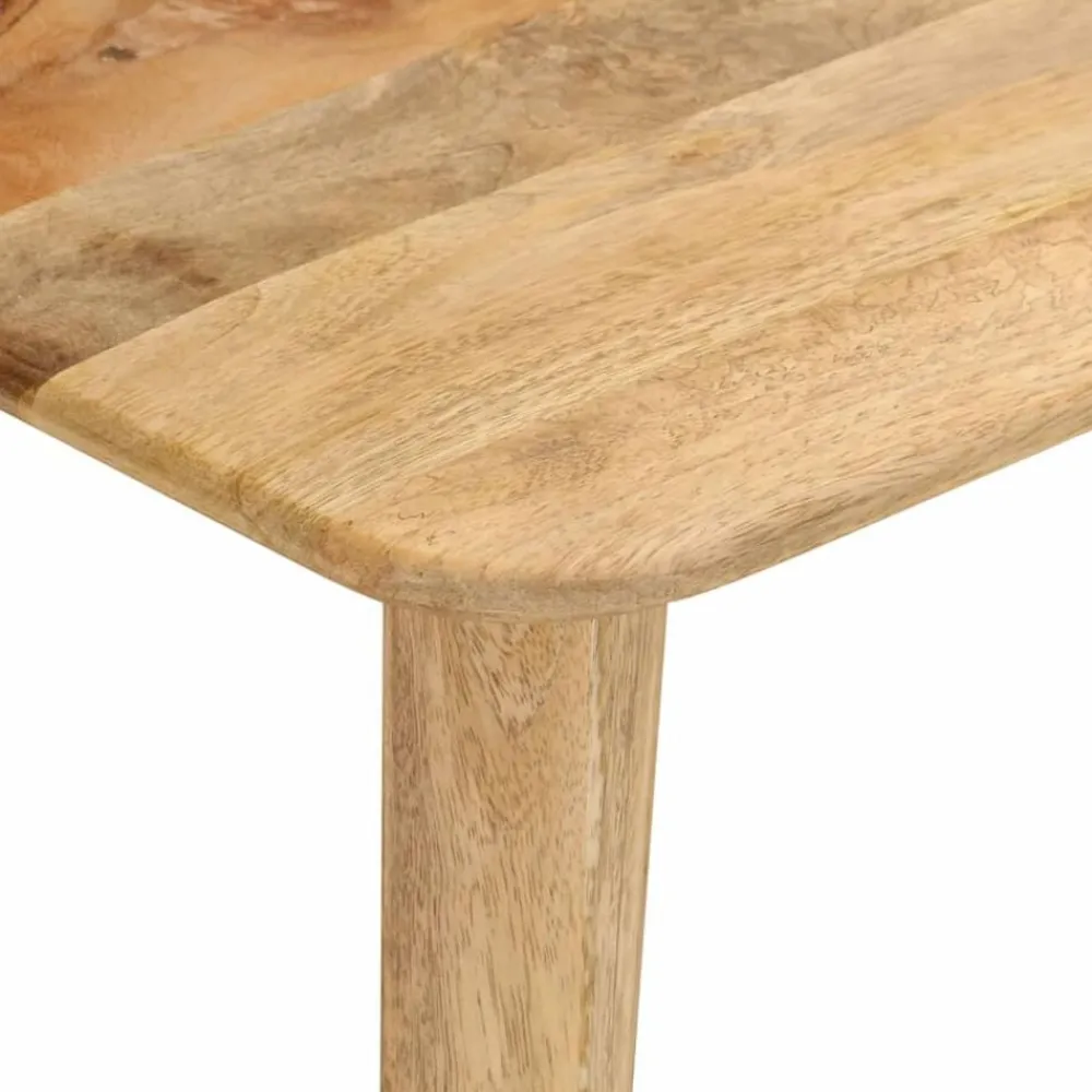 vidaXL Bancos-Banco de madera maciza de mango 160x40x45 cm