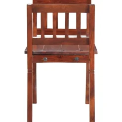 vidaXL Banco de madera maciza de acacia 111 cm Best