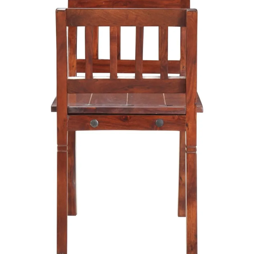 vidaXL Banco de madera maciza de acacia 111 cm Best