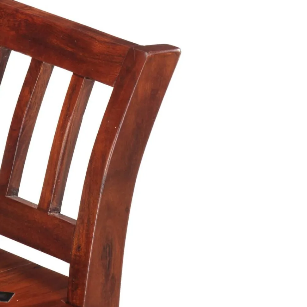 vidaXL Banco de madera maciza de acacia 111 cm Best