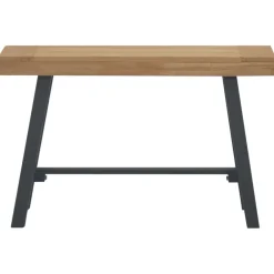 vidaXL Banco de madera maciza de teca 80 cm Hot