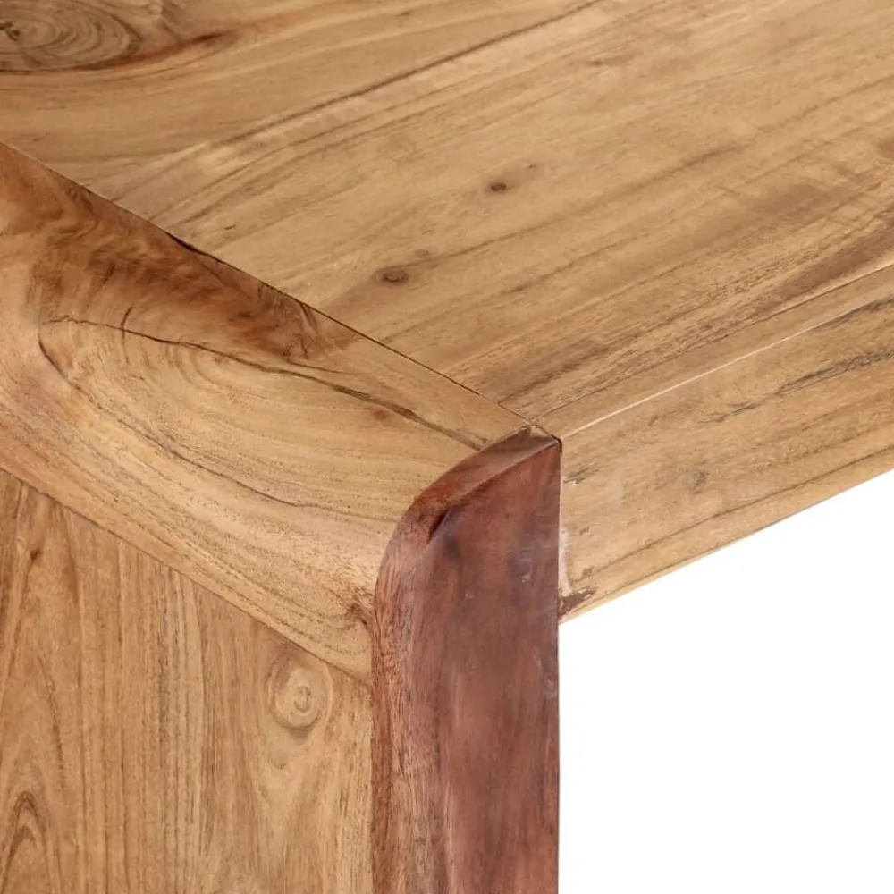 vidaXL Bancos-Banco de madera maciza de acacia 160x38x45 cm