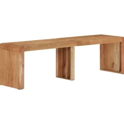 vidaXL Bancos-Banco de madera maciza de acacia 160x38x45 cm