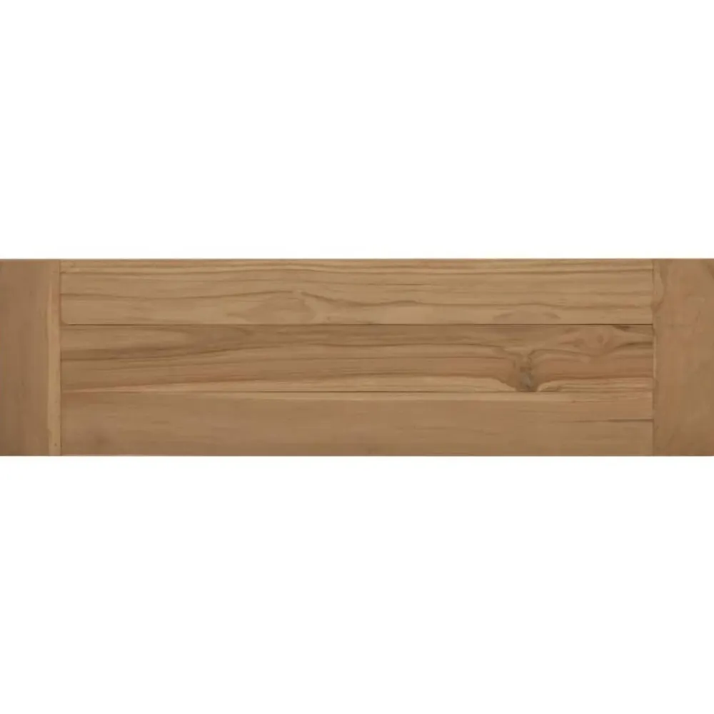 vidaXL Bancos-Banco de madera maciza de teca 110 cm