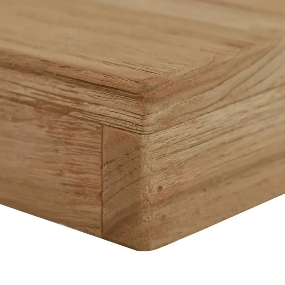vidaXL Bancos-Banco de madera maciza de teca 110 cm