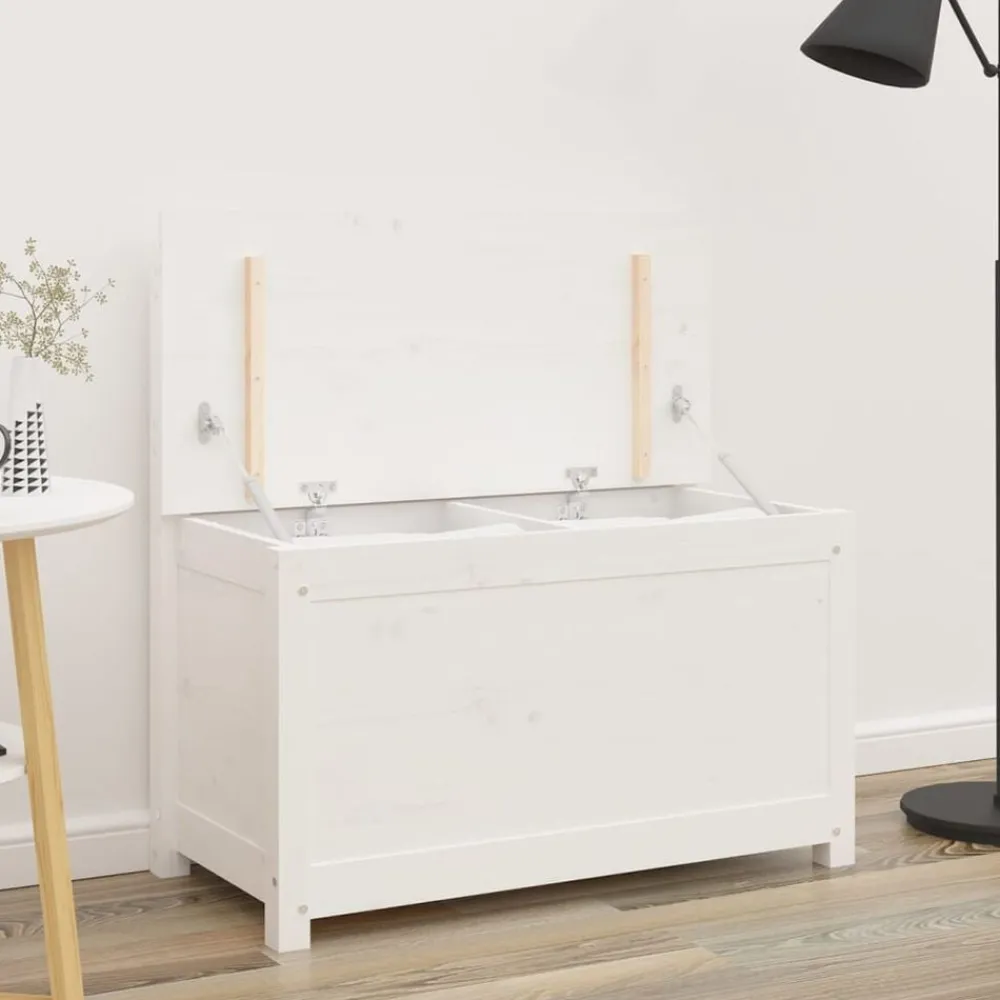 vidaXL Bancos-Banco de madera maciza de pino 80x41x77 cm