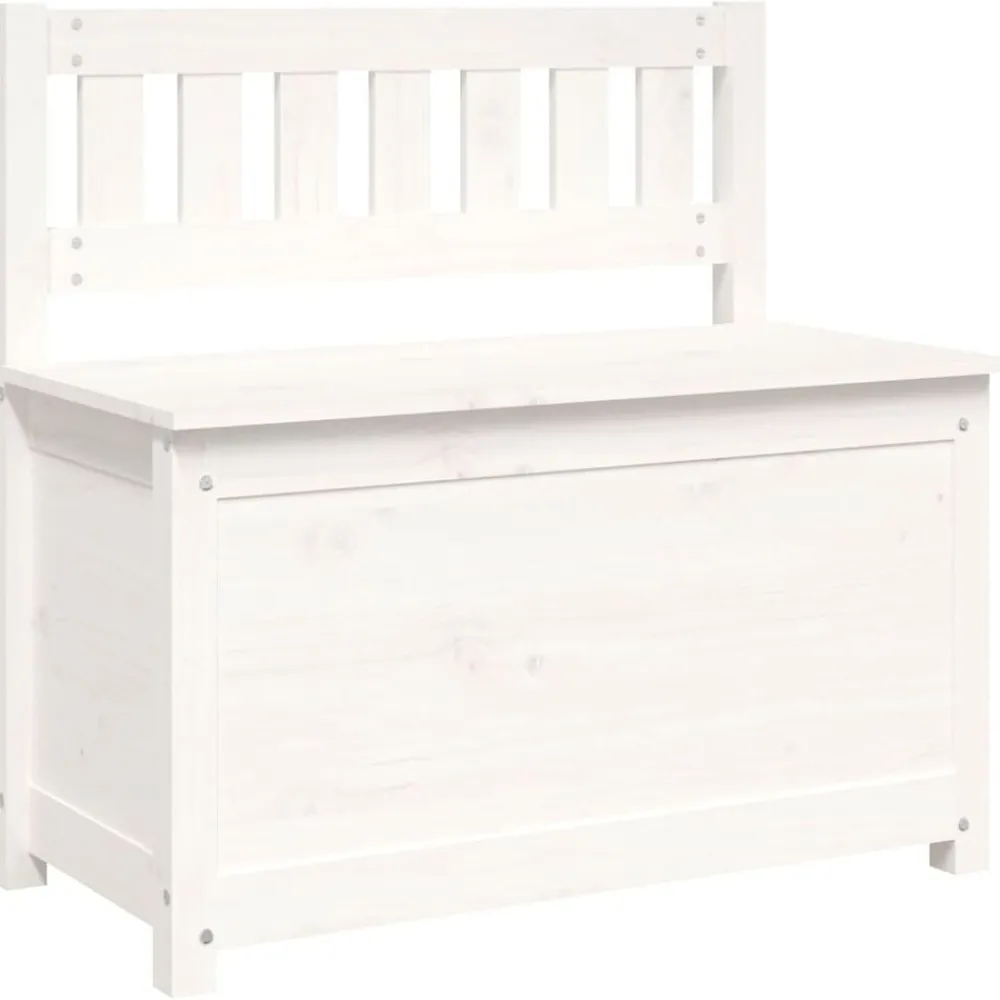 vidaXL Bancos-Banco de madera maciza de pino 80x41x77 cm