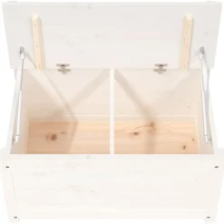 vidaXL Bancos-Banco de madera maciza de pino 80x41x77 cm
