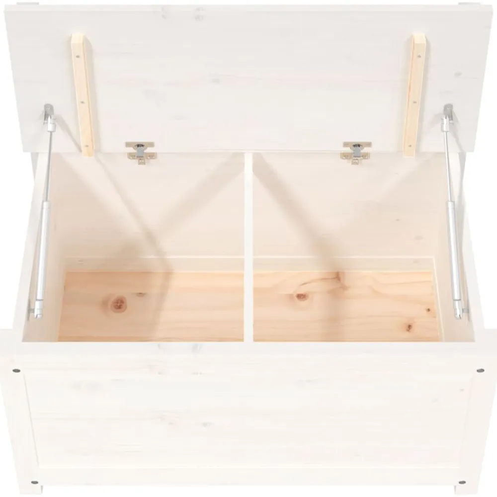 vidaXL Bancos-Banco de madera maciza de pino 80x41x77 cm