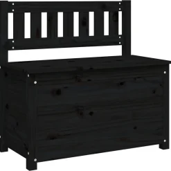 vidaXL Bancos-Banco de madera maciza de pino 80x41x77 cm