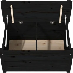 vidaXL Bancos-Banco de madera maciza de pino 80x41x77 cm
