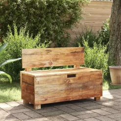 vidaXL Banco de madera maciza de caoba 86x40x60 cm Online