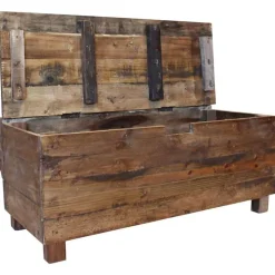 vidaXL Banco de madera maciza de caoba 86x40x60 cm Online
