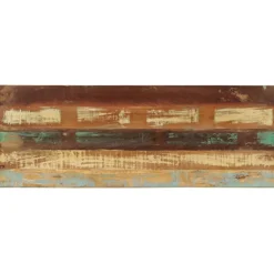vidaXL Banco de madera maciza reciclada 110 cm