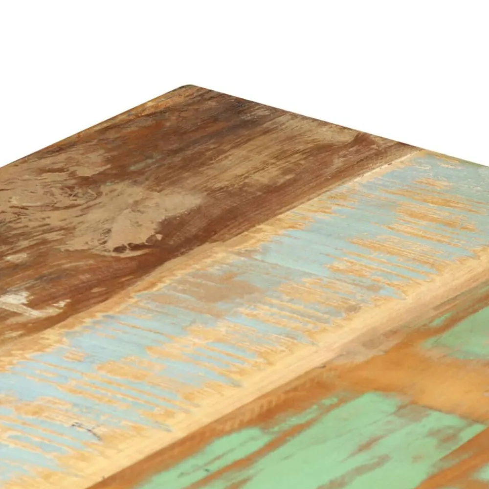 vidaXL Banco de madera maciza reciclada 110 cm