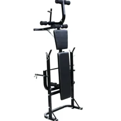 vidaXL Fitness Y Musculación-Banco de musculación barras y mancuernas 60,5 kg