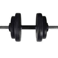 vidaXL Fitness Y Musculación-Banco de musculación barras y mancuernas 60,5 kg