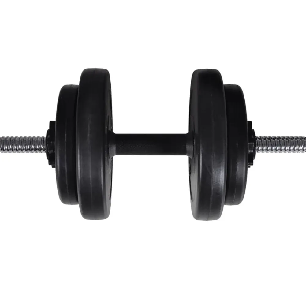 vidaXL Fitness Y Musculación-Banco de musculación barras y mancuernas 60,5 kg