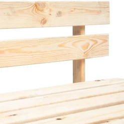 vidaXL Muebles De Jardín-Banco de palés para jardín madera