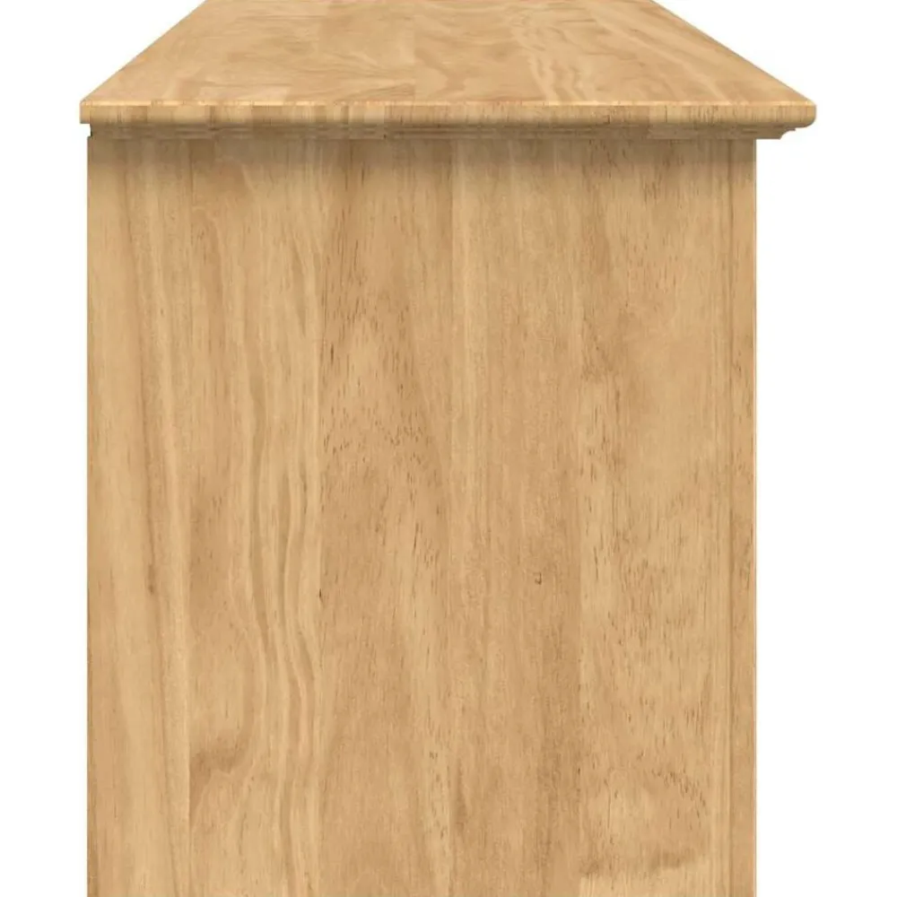 vidaXL Banco de pasillo con cajón BODO Marrón miel 118 x 40 x 50 cm Marrón miel Best