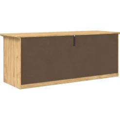 vidaXL Banco de pasillo con cajón BODO Marrón miel 118 x 40 x 50 cm Marrón miel Best