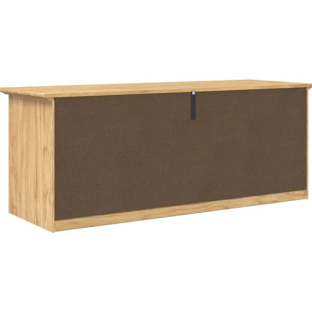 vidaXL Banco de pasillo con cajón BODO Marrón miel 118 x 40 x 50 cm Marrón miel Best