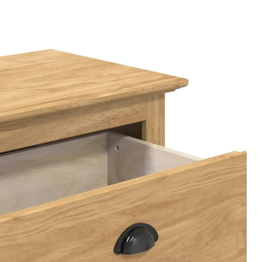 vidaXL Banco de pasillo con cajón BODO Marrón miel 118 x 40 x 50 cm Marrón miel Best