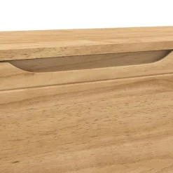vidaXL Bancos-Banco de pasillo con cajón FLORO Marrón cera 115 x 40 x 45 cm