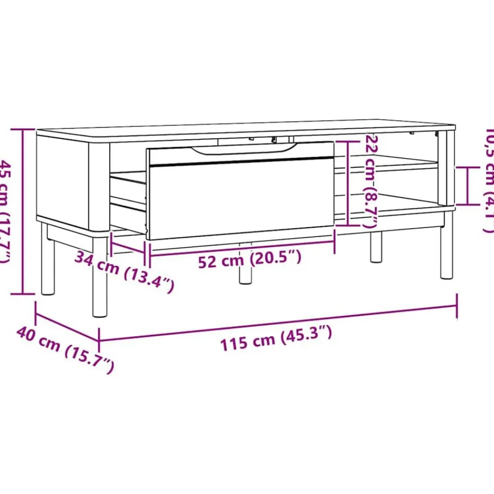 vidaXL Bancos-Banco de pasillo FLORO 115 x 40 x 45 cm Madera de Pino Macizo