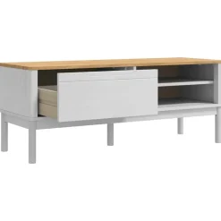 vidaXL Bancos-Banco de pasillo FLORO 115 x 40 x 45 cm Madera de Pino Macizo