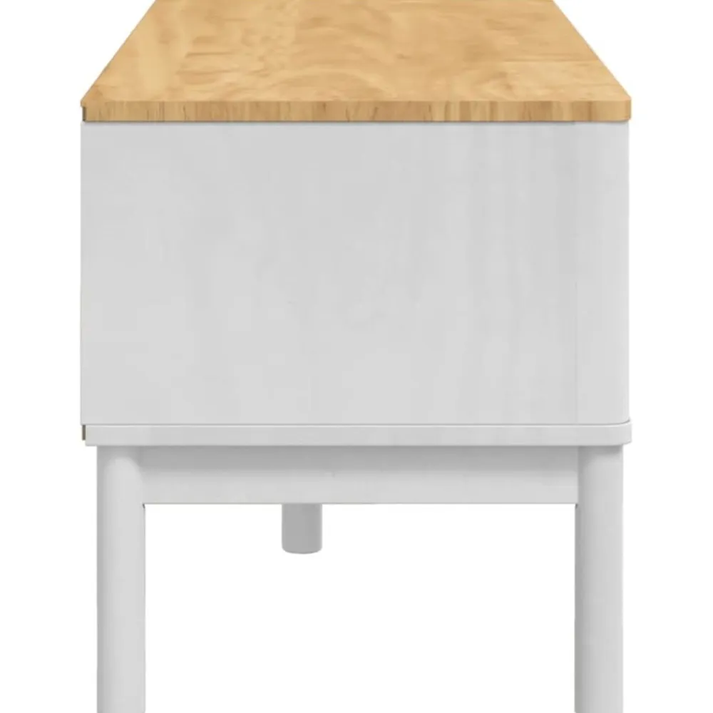vidaXL Bancos-Banco de pasillo FLORO 115 x 40 x 45 cm Madera de Pino Macizo