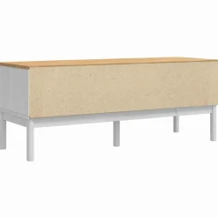 vidaXL Bancos-Banco de pasillo FLORO 115 x 40 x 45 cm Madera de Pino Macizo