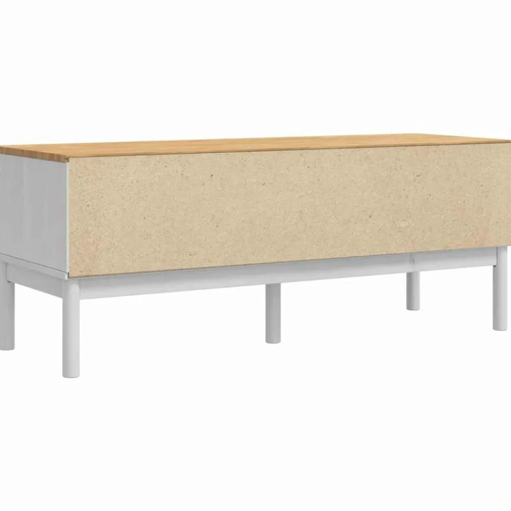 vidaXL Bancos-Banco de pasillo FLORO 115 x 40 x 45 cm Madera de Pino Macizo
