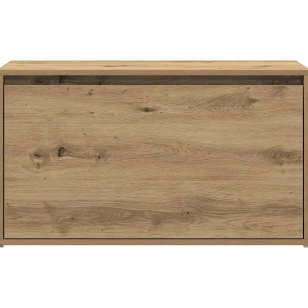 vidaXL Banco de pasillo roble artesanal 80x40x45 cm madera de ingeniería Roble artisan New