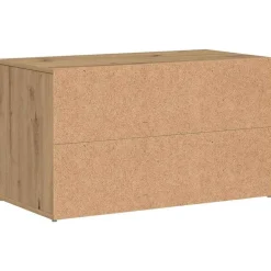 vidaXL Banco de pasillo roble artesanal 80x40x45 cm madera de ingeniería Roble artisan New