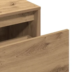 vidaXL Banco de pasillo roble artesanal 80x40x45 cm madera de ingeniería Roble artisan New