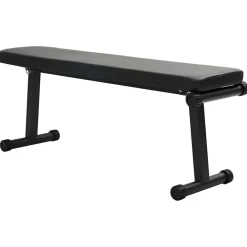 vidaXL Fitness Y Musculación-Banco de Pesas Manual Negro 108 x 27 x 41 cm