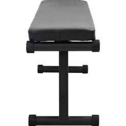 vidaXL Fitness Y Musculación-Banco de Pesas Manual Negro 108 x 27 x 41 cm