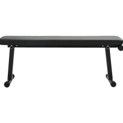vidaXL Fitness Y Musculación-Banco de Pesas Manual Negro 108 x 27 x 41 cm