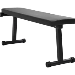 vidaXL Fitness Y Musculación-Banco de Pesas Manual Negro 108 x 27 x 41 cm
