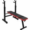 VidaXL Banco de Pesas Manual Negro 126.5 x 67 x 111 cm Sale