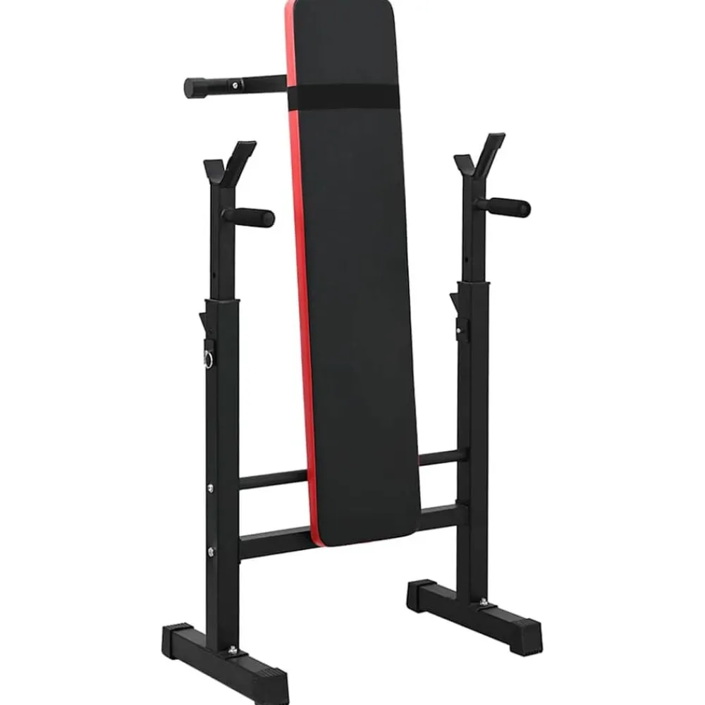 VidaXL Banco de Pesas Manual Negro 126.5 x 67 x 111 cm Sale