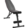 vidaXL Fitness Y Musculación-Banco de Pesas Manual Negro 131 x 41 x 110 cm