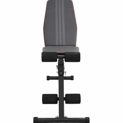 vidaXL Fitness Y Musculación-Banco de Pesas Manual Negro 131 x 41 x 110 cm